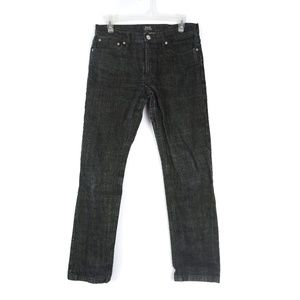 A.P.C. Black Petit Standard Jeans, size 31x30